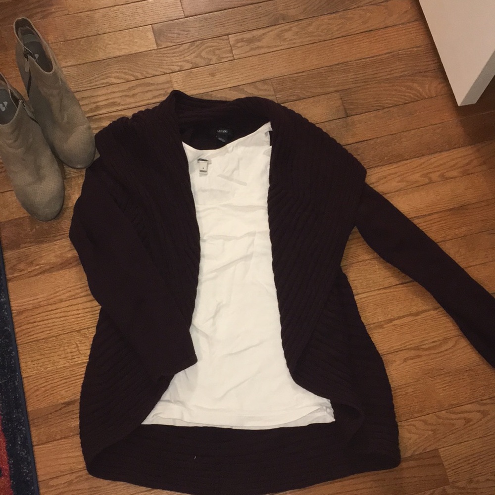 Plum slouchy sweater